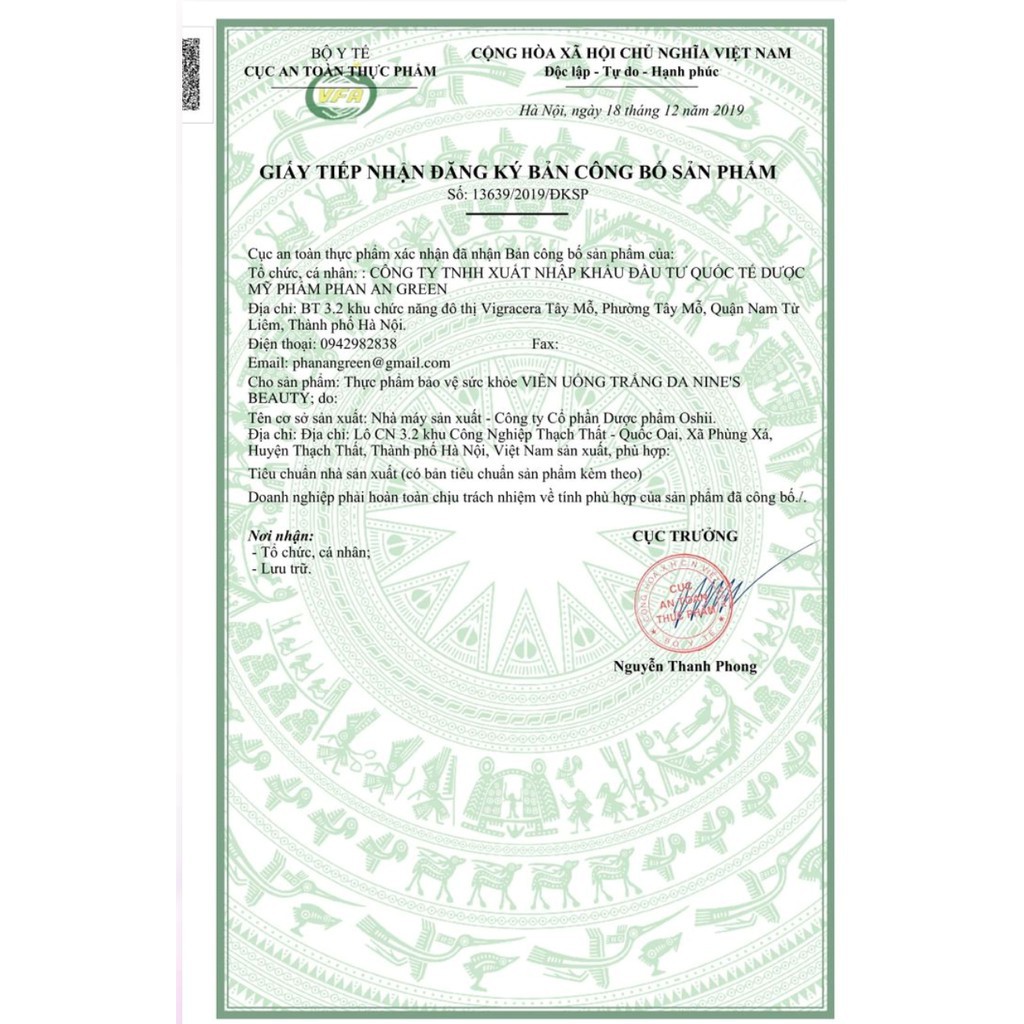 Nines Beauty Viên Uống Trắng Da Mờ Thâm Nám Chính Hãng Hộp 30 Viên (Nine's Beauty) | BigBuy360 - bigbuy360.vn