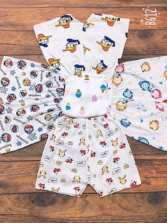 Combo 10 quần cotton giấy
