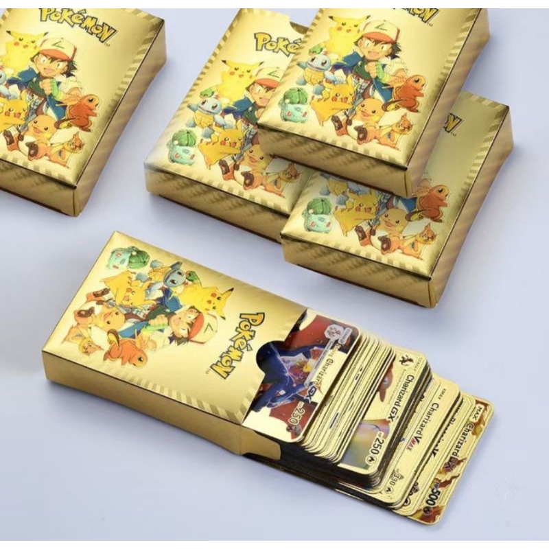 Bộ 54 thẻ bài Pokemon nhựa dẻo