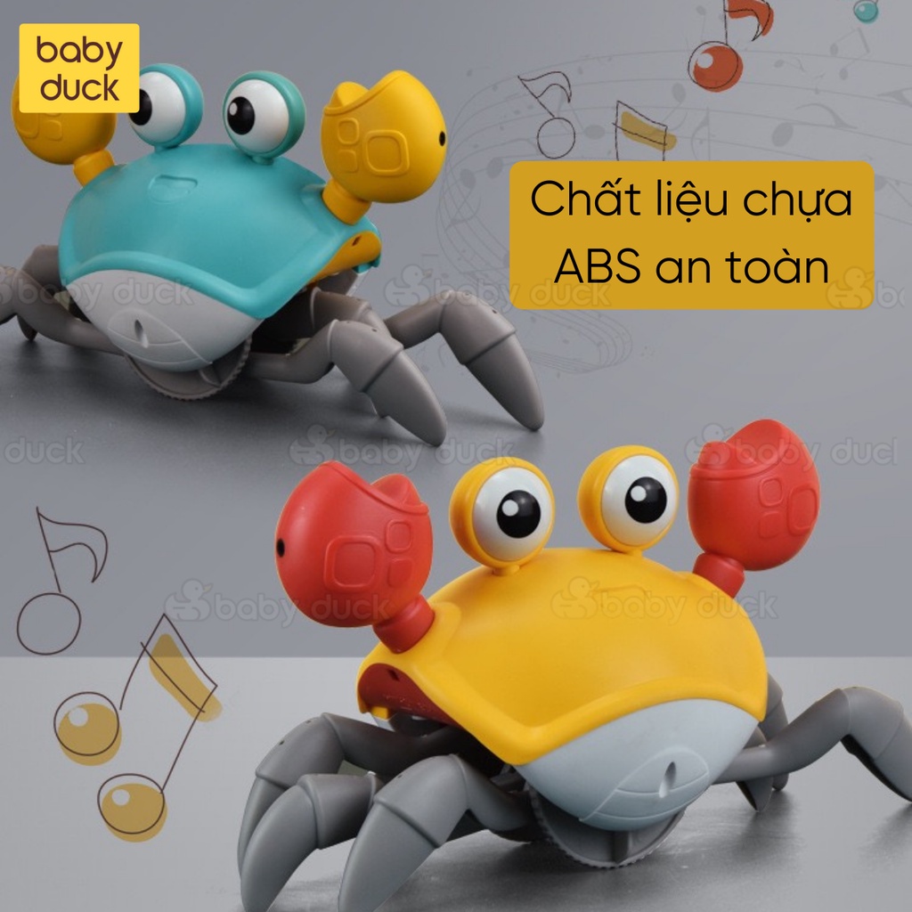 Cua, bạch tuộc đồ chơi tự động cho trẻ em có cảm biến tránh vật cản, đồ chơi cho bé ms108933