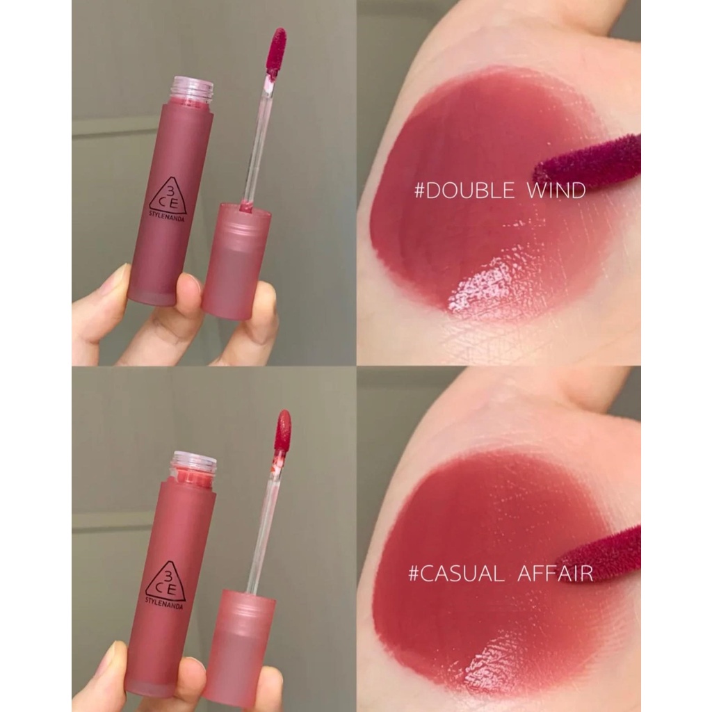 Son 3CE Blur Water Tint son kem lì chống dính cốc mềm mịn lâu trôi sepia