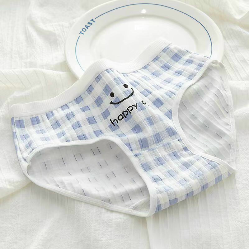 Quần Lót Nữ Cotton Smile Dễ Thương Kháng Khuẩn Mềm Mịn Min Underwear 254118