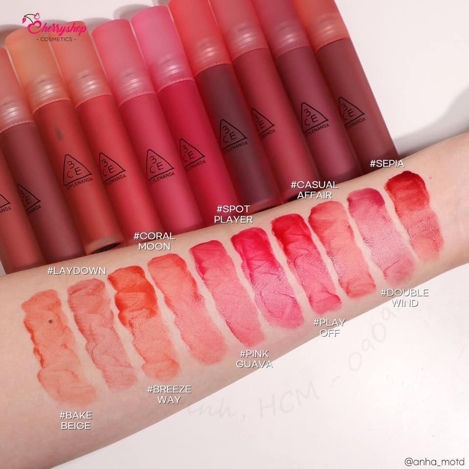 (HÀNG AUTH) Son kem 3CE Blur Water Tint | BigBuy360 - bigbuy360.vn