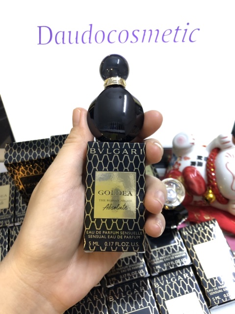 [ mini ] Nước hoa Bvlgari Goldea The Roman Night Sensual EDP/Absolute 5ml