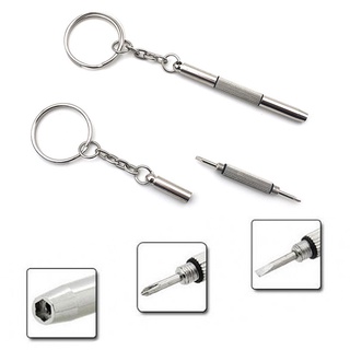 1pc 3 in1 Kính Mắt Tua Vít Dụng Cụ Cầm Tay Kính Mát Bộ Dụng Cụ Sửa Chữa Đồng Hồ Có Móc Khóa Chuyên Nghiệp Đa Năng Chất Lượng Cao