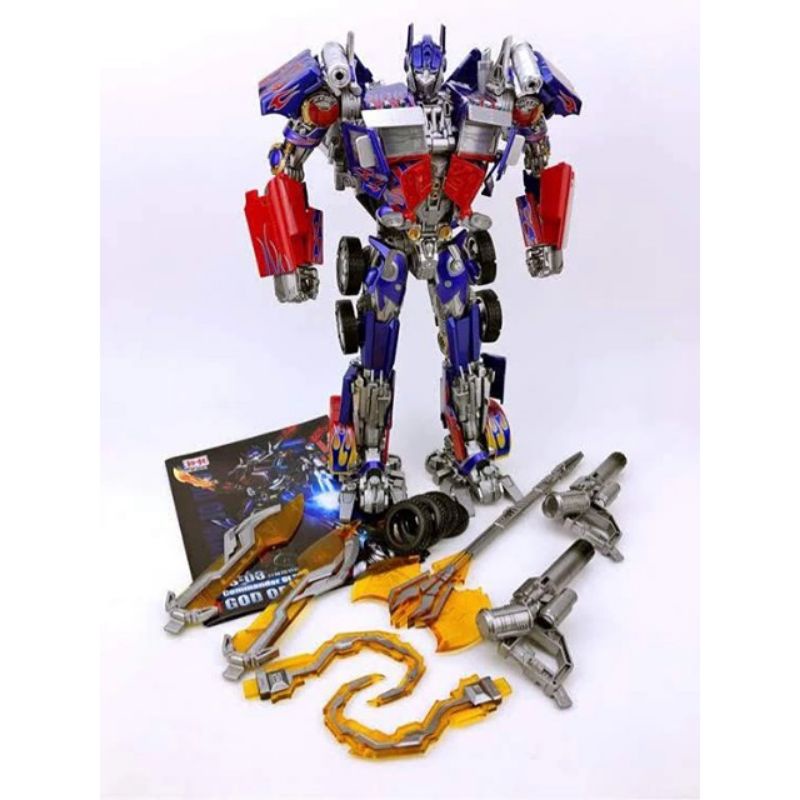 Sẵn kho new Mô hình Optimus prime robot biến hình Ls-03 ls03 Ls03 bmb black mamba oversize