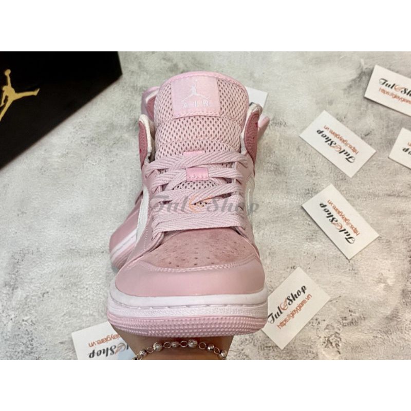 Nike air JD mid Hồng 01