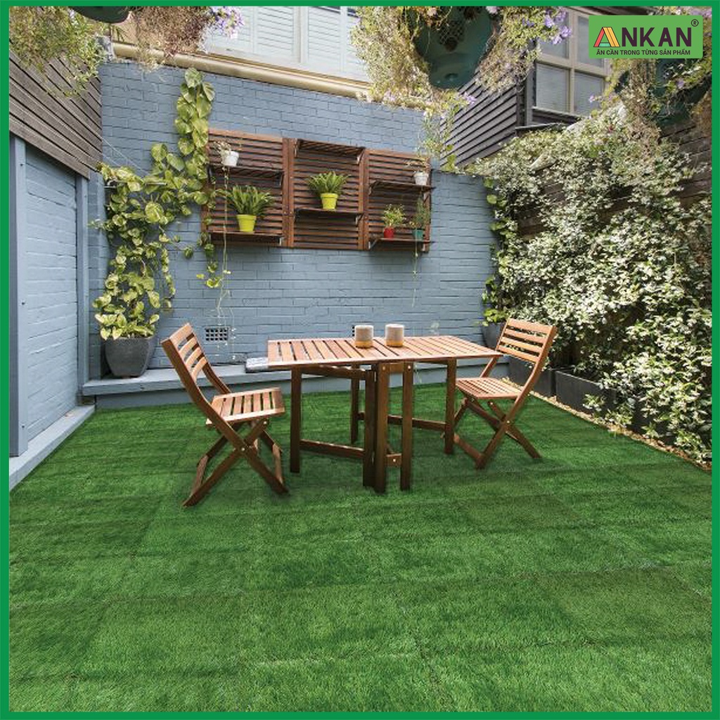 Vỉ Cỏ Nhân Tạo Dùng Để Lót Sàn Ban Công, Sân Vườn, Văn Phòng, Sân Thượng, Có Thể Kết Hợp Với Vỉ Gỗ Lót Sàn