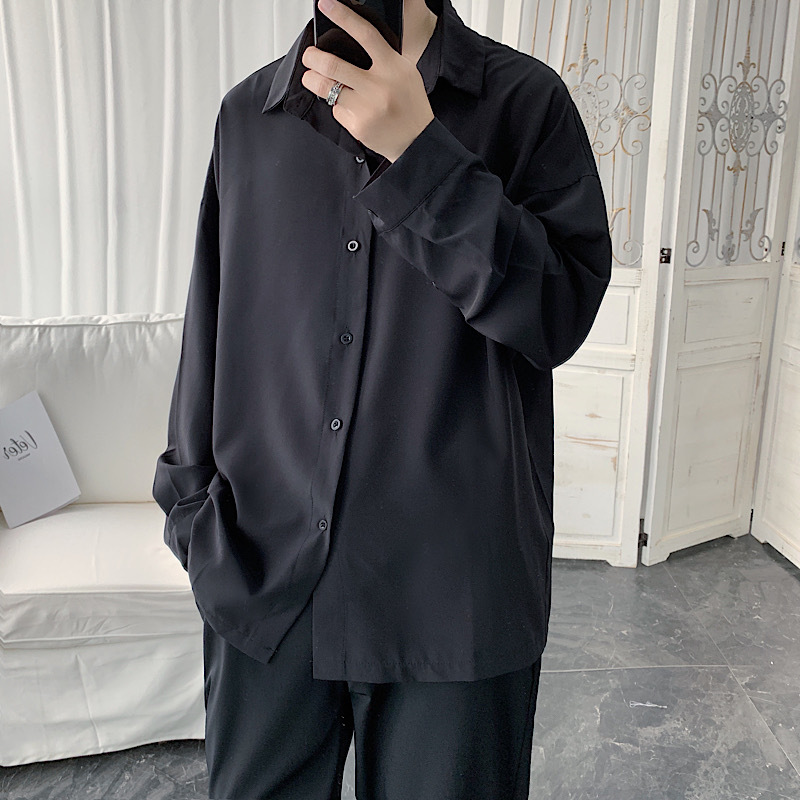 Áo Sơ Mi Dài Tay Màu Trơn Đơn Giản Cho Cặp Đôi Size M-2Xl | BigBuy360 - bigbuy360.vn