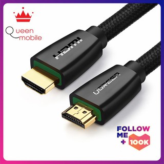 Cáp HDMI 2.0 hỗ trợ 3D, 4K, độ dài từ 1-8m UGREEN HD118