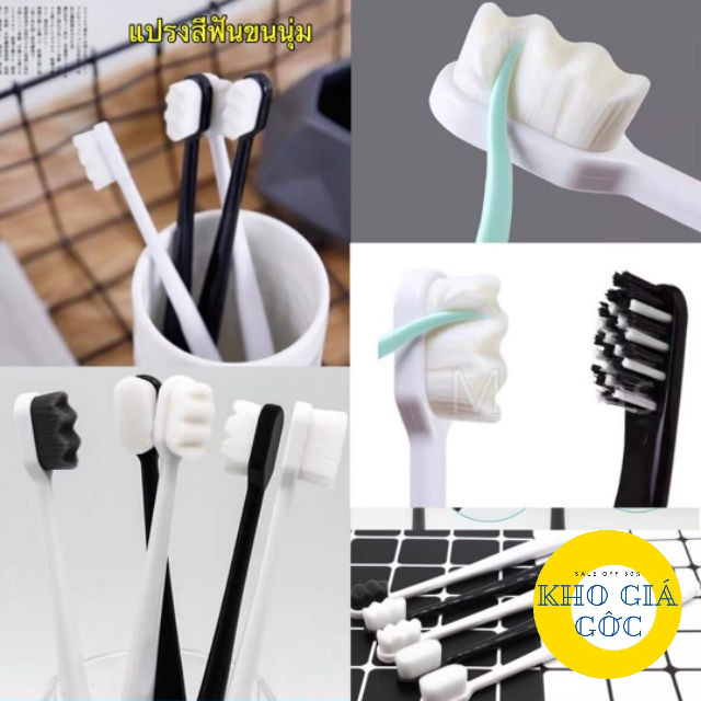 Bàn chải đánh răng lông siêu mịn mềm mại