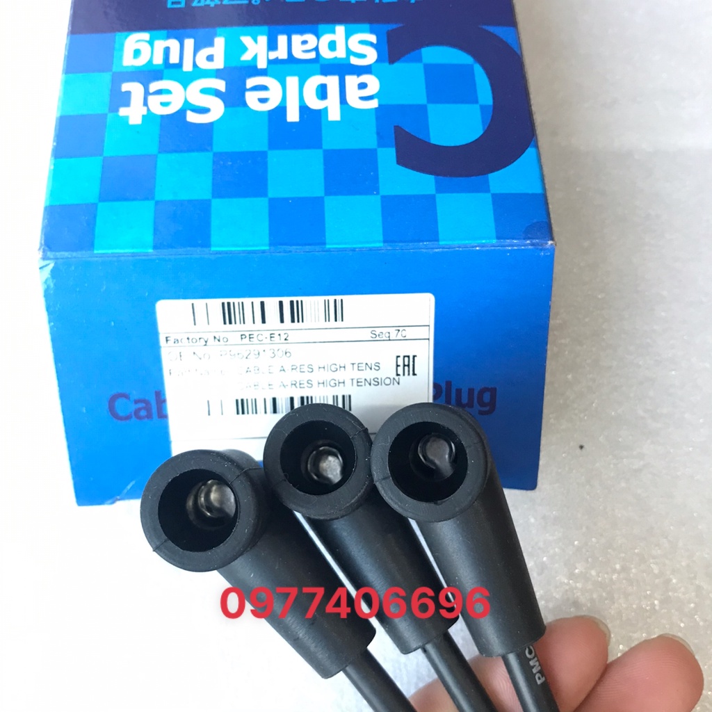 Bộ ây cao áp/ Dây phin  CHEVROLET SPARK M200 / SPARK 2008 - 2012  - Hiệu Parts Mall Korea: 96291306