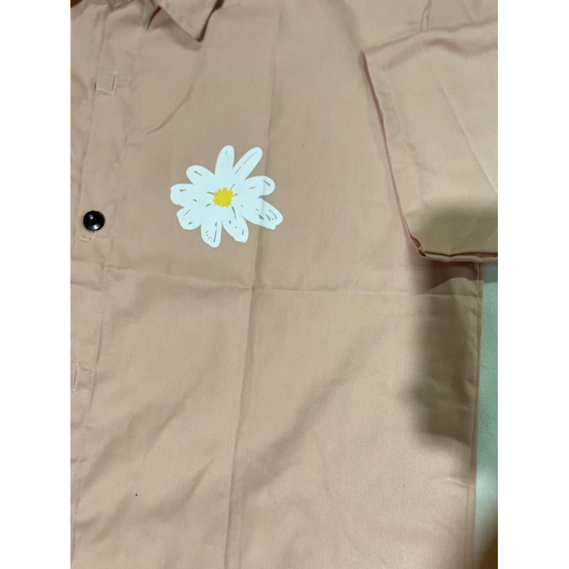 Áo khoác sơ mi hoa cúc form nước nam nữ mặc -shop3nunisex | BigBuy360 - bigbuy360.vn