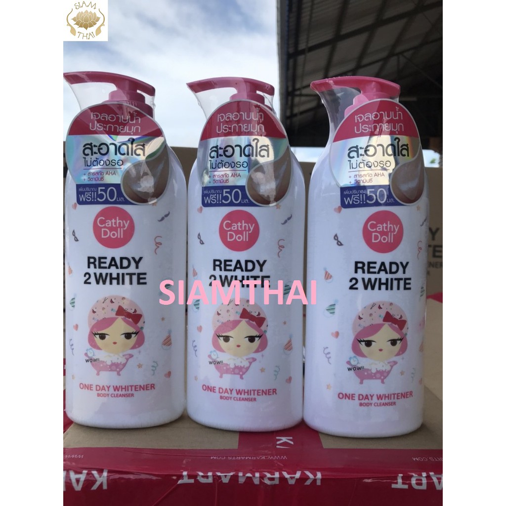 Sữa Tắm Dưỡng Trắng Da 𝗖𝗮𝘁𝗵𝘆 𝗗𝗼𝗹𝗹 𝗥𝗲𝗮𝗱𝘆 𝟮 𝗪𝗵𝗶𝘁𝗲 𝗢𝗻𝗲 𝗗𝗮𝘆 𝗪𝗵𝗶𝘁𝗲𝗻𝗲𝗿 Body Cleanser 450ml | BigBuy360 - bigbuy360.vn