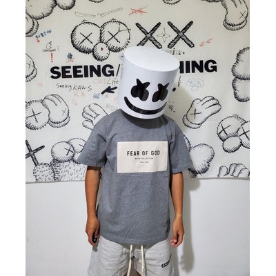 FEAR OF GOD FOG Sixth season chest letter patch Tide brand loose couple short-sleeved T-shirt