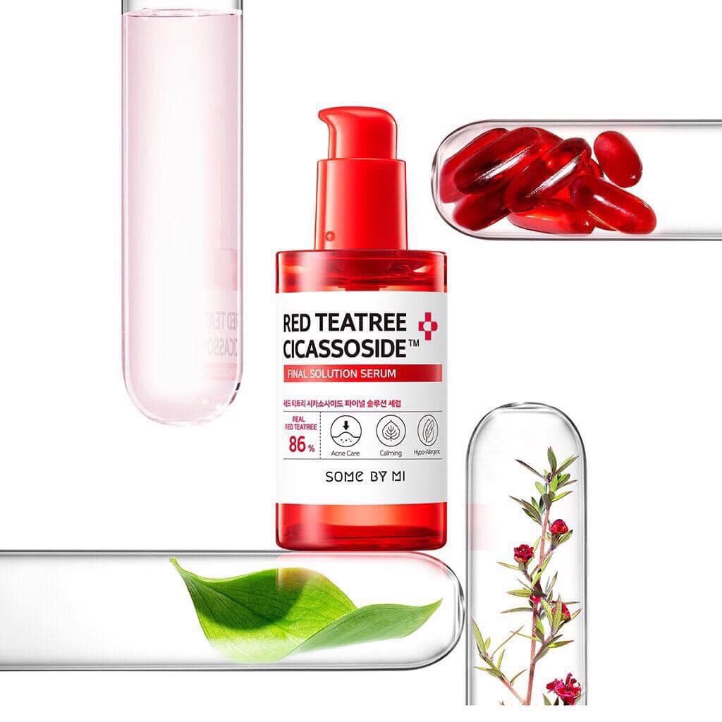 Tinh chất Tràm Trà Đỏ Some By Mi Red Tea Tree Cicassoside Derma Solution Serum 50ml ⁣