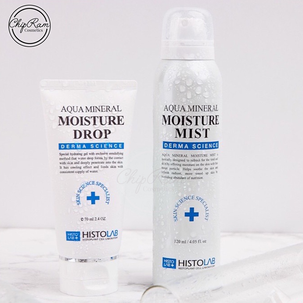 Xịt khoáng dưỡng ẩm Histolab Aqua Mineral Moisture Mist 120ml (hàng chính hãng)