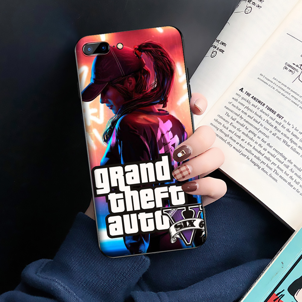 Ốp Điện Thoại Tpu Mềm Hình Game Gta 5 Grand Theft Fy61 Cho Apple Iphone 12 Mini Pro Max 8 7 6 6s 5s 5 Se Plus 2020