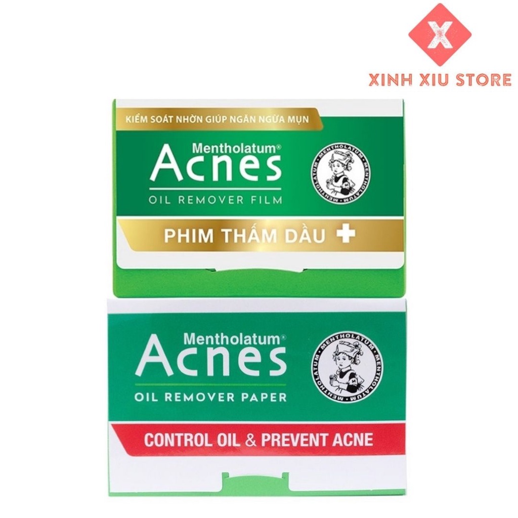 Giấy Thấm Dầu Và Phim Thấm Dầu Acnes Kiểm Soát Nhờn, Ngừa Mụn (50 Tờ, 100 Tờ)