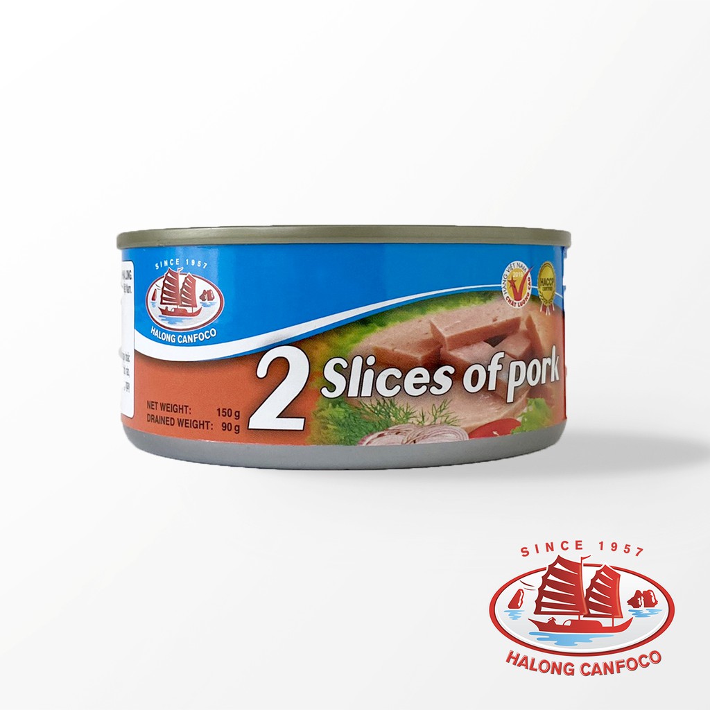 Thịt Heo 2 Lát 150g - Đồ Hộp Hạ Long | BigBuy360 - bigbuy360.vn
