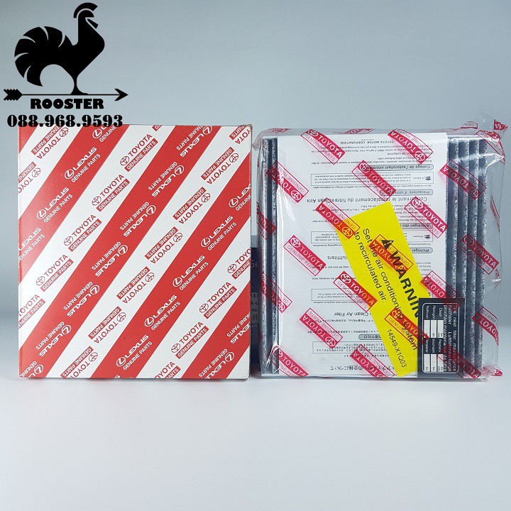 Lọc gió điều hòa, máy lạnh xe Innova, Fortuner, Hilux, Camry, Vios