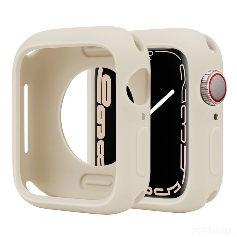 Ốp Bảo Vệ Bằng Silicon Mềm Cho Apple Watch 7 45mm 6 SE 5 4 3 42MM 38MM iWatch series 7 6 5 40 44 41mm