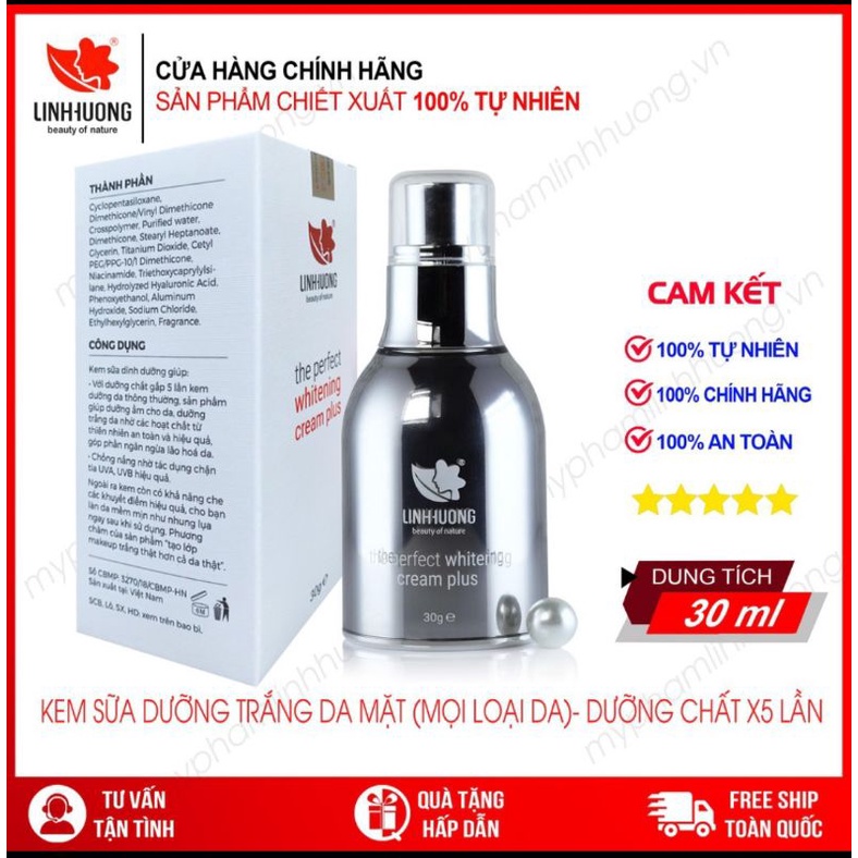 Kem dưỡng da chống lão hoá.Kem sữa nhung Linh Hương