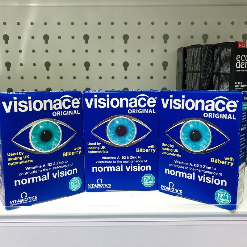 [Bill-UK]Viên uống bổ mắt Vision giúp sáng mắt tăng cường thị lực,ngừa cận thị loạn thị 30 viên