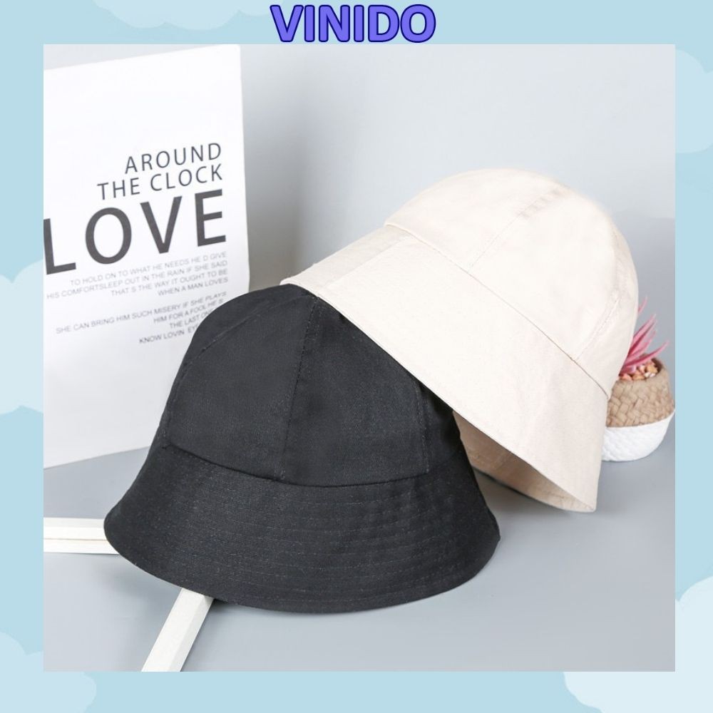 Nón tai bèo Vinido nữ trơn nhiều màu chất đẹp giá rẻ hà nội MD06