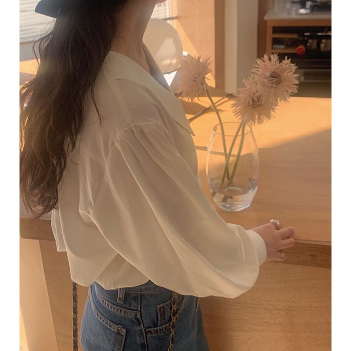 [ORDER] Áo blouse trắng style tiểu thư vintage Hàn Quốc