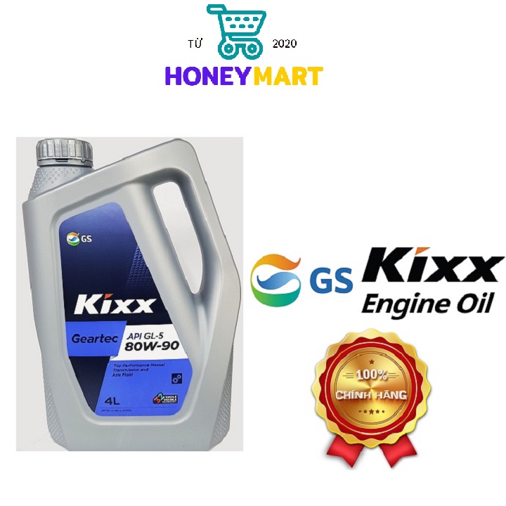 Dầu Kixx Geartec GL-5 80W-90 HONEYMART