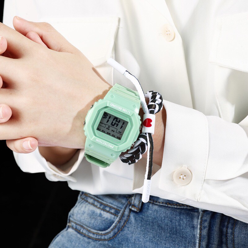 ĐỒNG HỒ THỂ THAO NAM NỮ PROTECTION XINJIA D386 MẶT VUÔNG SIÊU ĐẸP | BigBuy360 - bigbuy360.vn