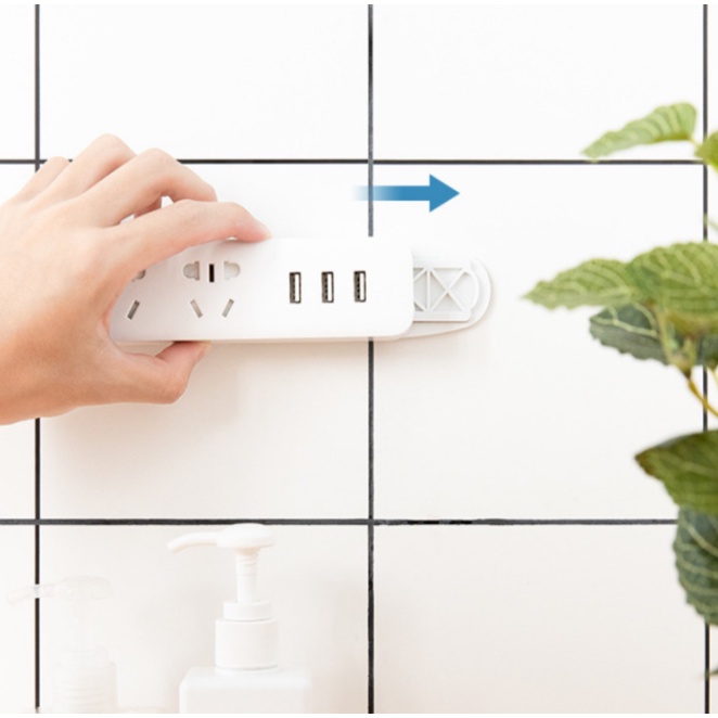 Miếng dán treo ổ cắm điện gắn tường an toàn