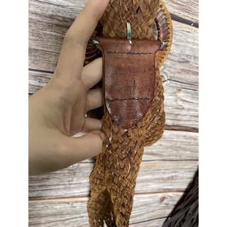 Thắt lưng da thật vintage da mềm bản 8cm freesize