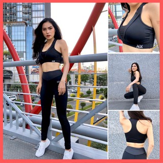 Bộ Tập Gym Vest Màu Đen Có Mút Ngực Sang Đẹp Mẫu Mới 2020
