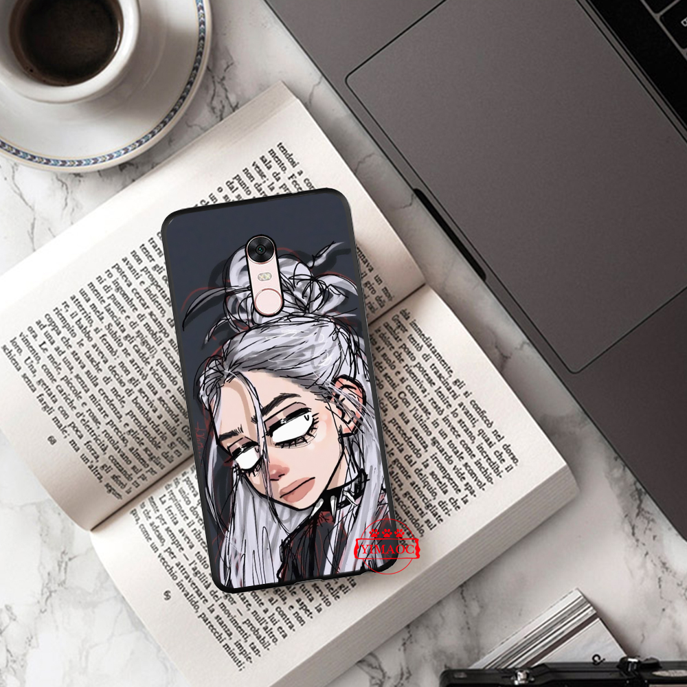 Xiaomi Mi 11i 11 Ultra Poco F3 Redmi K40 Note 9 10 Pro Max Soft Case 58C Billie Eilish Hot Music Singer