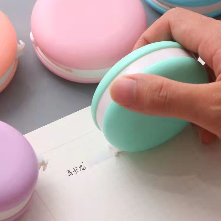 Bút xóa dạng kéo Correction tape Pennie hình bánh chocopie ngộ nghĩnh màu Pastel xinh xắn