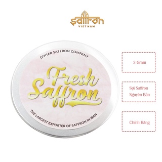 Nhụy hoa nghệ tây Saffron Fresh 3 Gram/hộp thương hiệu Gohar Saffron