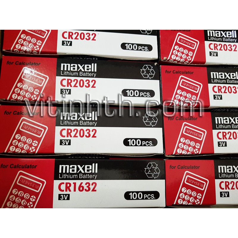 Pin cmos Maxell CR2032 3v  chính hãng -vitinhth