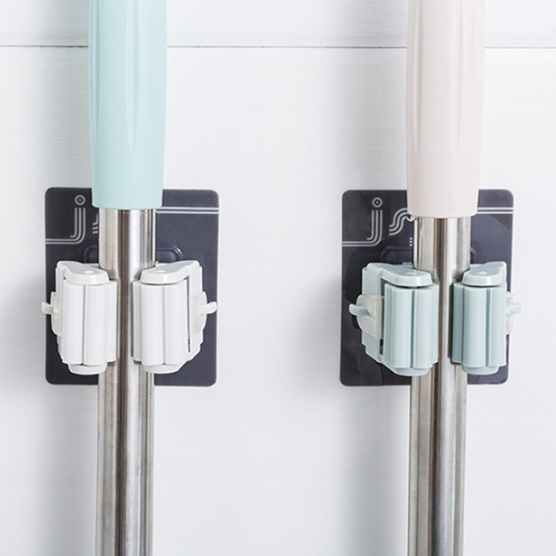 Móc treo cây chổi lau nhà đa năng gắn tường tiện dụng