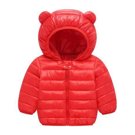 (xả) (thanh lý) Áo khoác phao tai gấu hàng loại 1 (sz 90-120) có 2 màu navy và đỏ