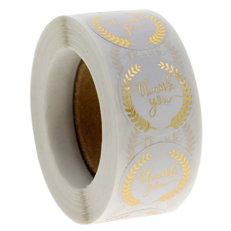 Sticker Chữ Thank You Màu Vàng Nhũ Lấp Lánh