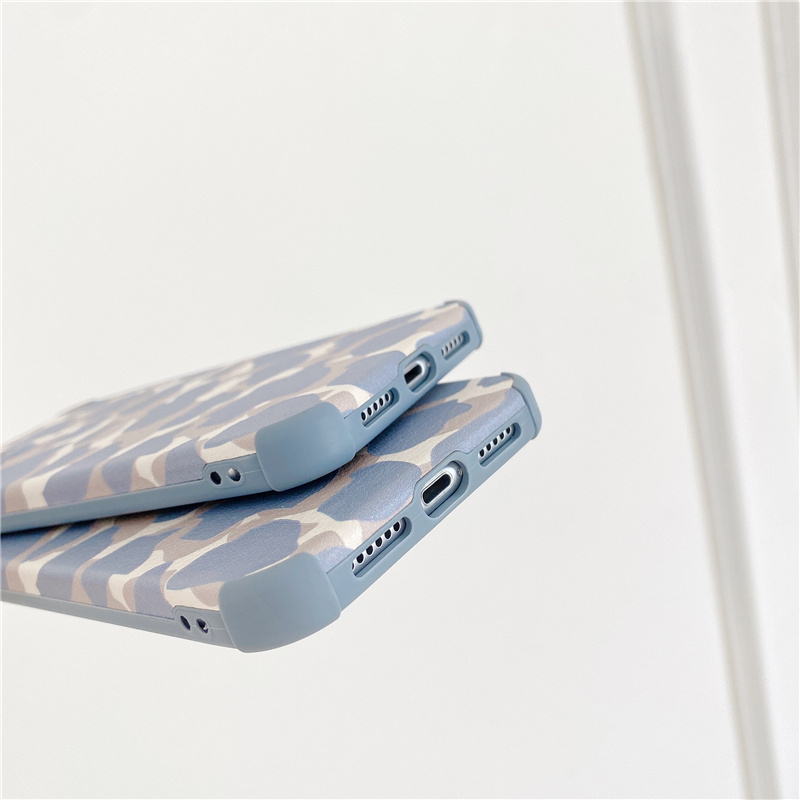 Leather Phone Case for iPhone 12 Pro Max iP11 X XR Cute Pattern Printed Mobile Phone Soft Back Case | BigBuy360 - bigbuy360.vn