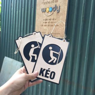 Bảng Gỗ Woody (Kéo - Đẩy)