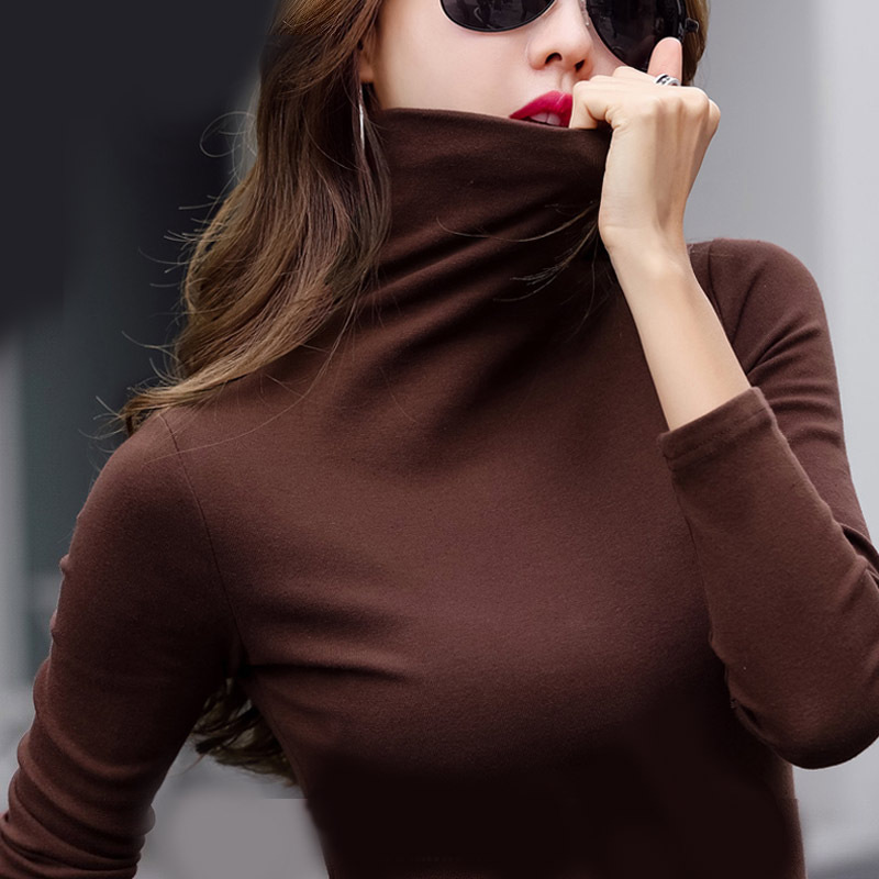 Korean Fashion High-Necked Women's T-shirt | BigBuy360 - bigbuy360.vn