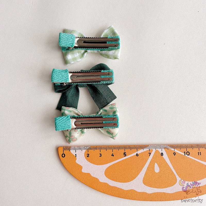 Set 3 Kẹp Tóc Công Chúa Phong Cách Hàn Quốc Xinh Xắn Cho Bé Gái