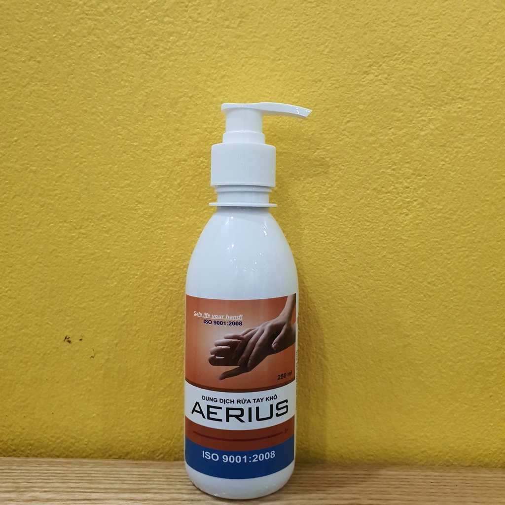 Nước rửa tay kháng khuẩn, xịt kháng khuẩn, dung dịch diệt khuẩn, rửa tay khô AERIUS  (chai 100ml - 250ml - 500ml)) | BigBuy360 - bigbuy360.vn