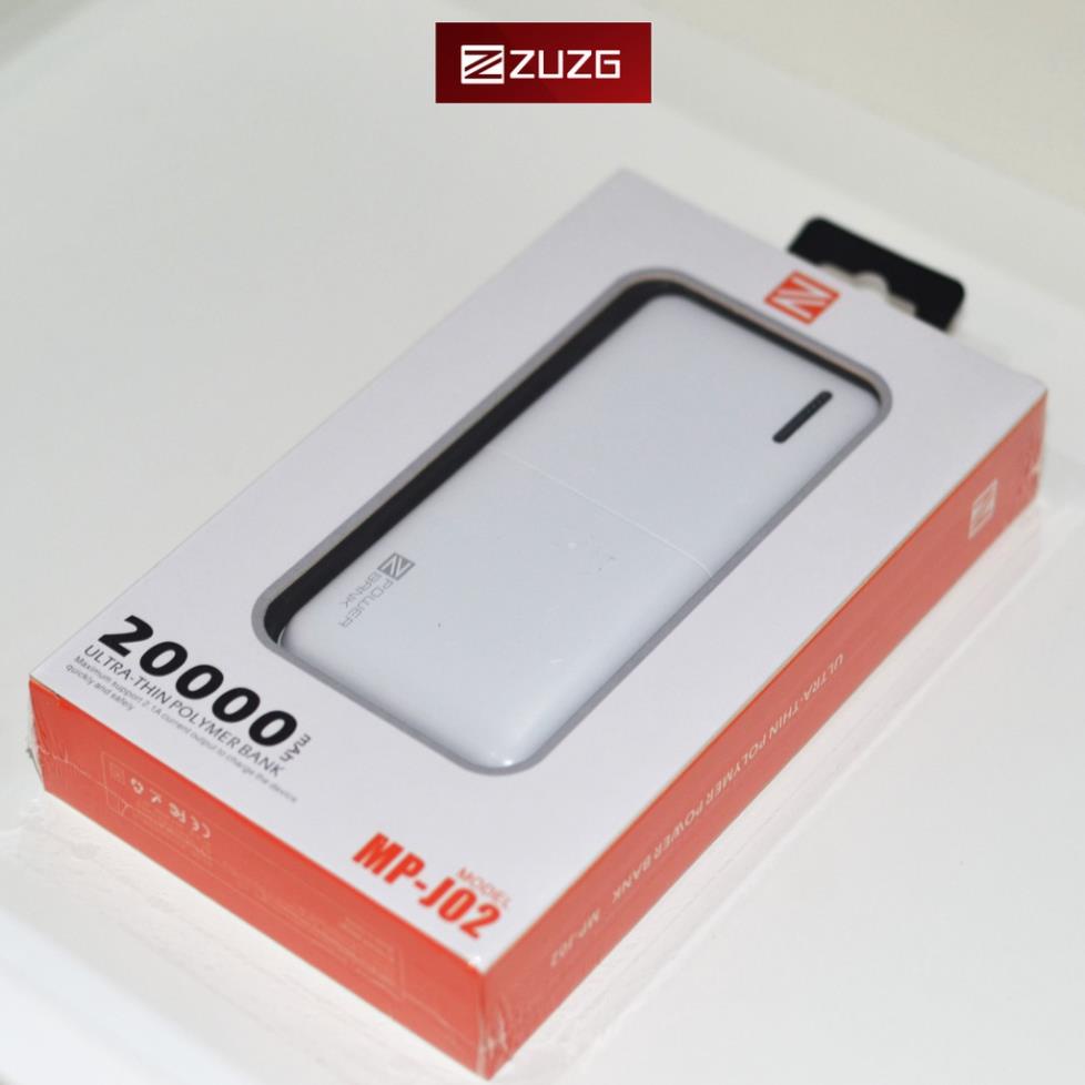 Sạc dự phòng 20000mah chính hãng ZUZG J02 - minhnguyen1591