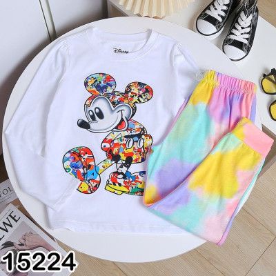 Bộ dài disney in hình pony/công chúa đáng yêu cho bé gái size đại 17-48kg