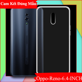 Ốp lưng cho điện thoại Oppo Reno 6.4 INCH / 10X / Reno2 / Reno2 F / Reno3 / Reno4 / Reno5 - ốp silicon dẻo trong suốt